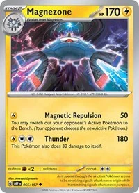 Magnezone | 065/197 | Reverse Holofoil | SV03: Obsidian Flames