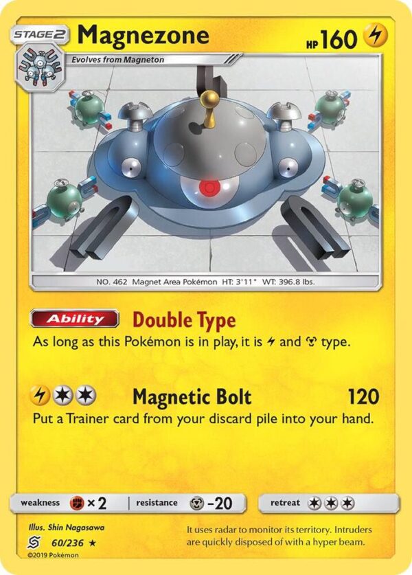 Magnezone 60/236 Reverse Holofoil SM – Unified Minds Magnezone 60/236 Reverse Holofoil SM – Unified Minds