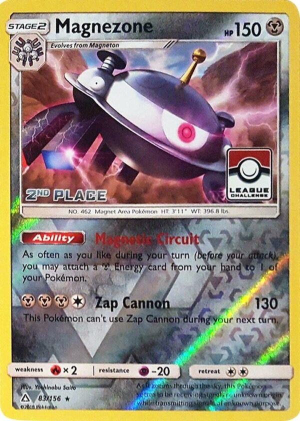 Magnezone 83/156 (League Challenge) [2nd Place] 083/156 Reverse Holofoil League & Championship Cards