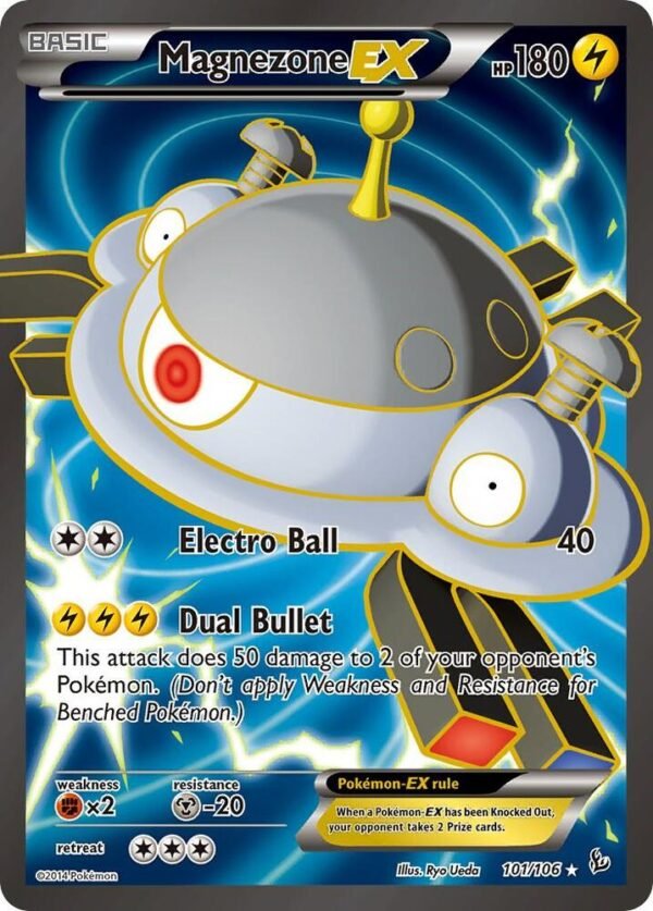 Magnezone EX (101 Full Art) 101/106 Holofoil XY – Flashfire Magnezone EX (101 Full Art) 101/106 Holofoil XY – Flashfire