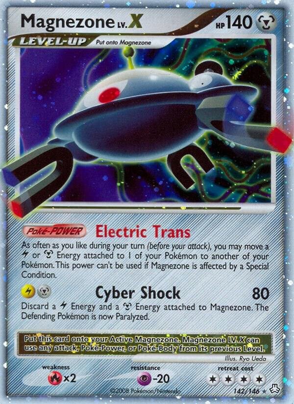 Magnezone LV.X 142/146 Holofoil Legends Awakened Magnezone LV.X 142/146 Holofoil Legends Awakened