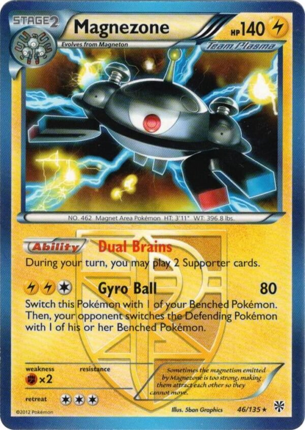 Magnezone (Team Plasma) 46/135 046/135 Normal Deck Exclusives