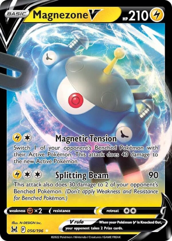 Magnezone V 056/196 Holofoil SWSH11: Lost Origin