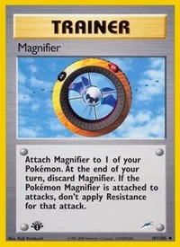 Magnifier | 101/105 | 1st Edition | Neo Destiny