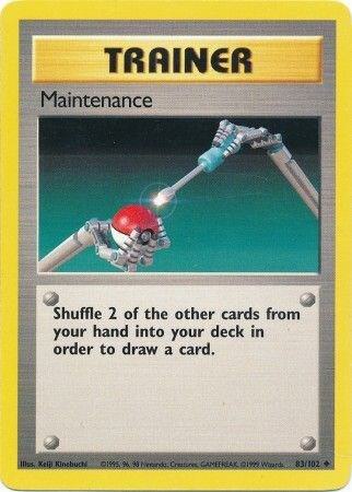 Maintenance 083/102 Normal Base Set Maintenance 083/102 Normal Base Set