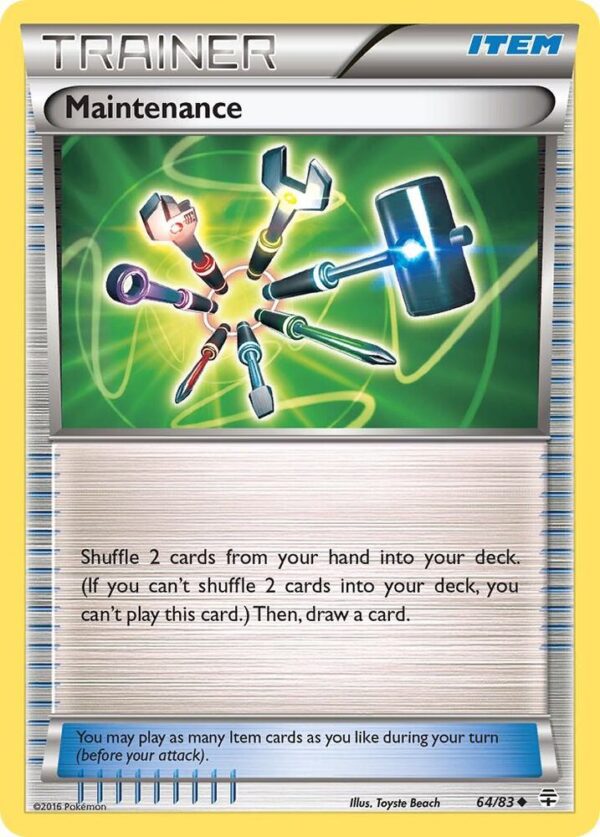 Maintenance 64/83 Reverse Holofoil Generations