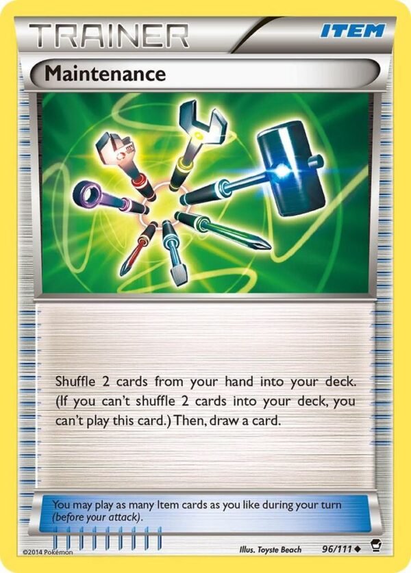 Maintenance 96/111 Reverse Holofoil XY – Furious Fists
