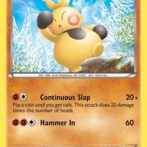 Makuhita 62/116 Reverse Holofoil Plasma Freeze Makuhita 62/116 Reverse Holofoil Plasma Freeze