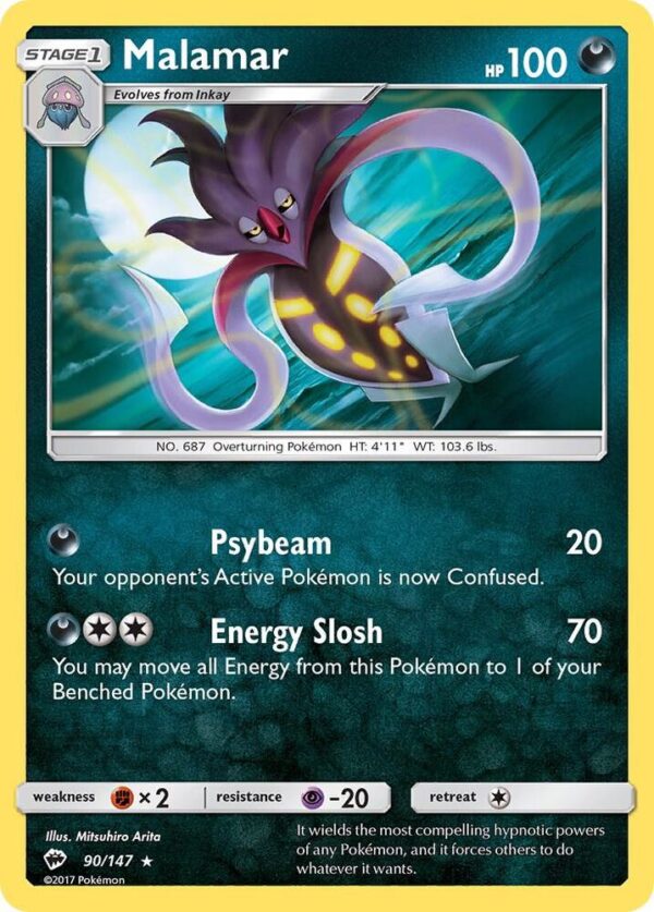 Malamar 90/147 Normal SM – Burning Shadows