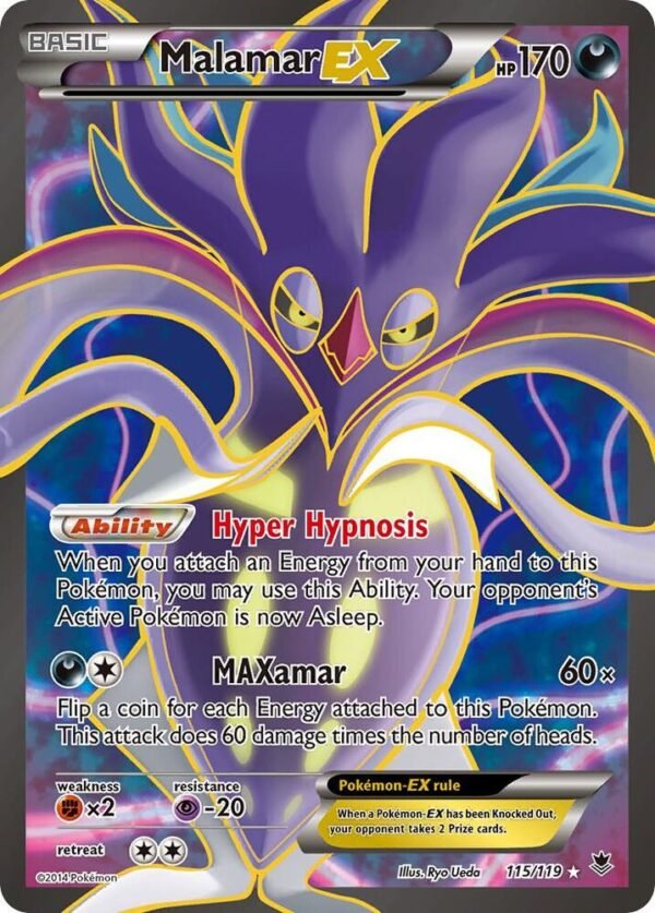 Malamar EX (115 Full Art) 115/119 Holofoil XY – Phantom Forces