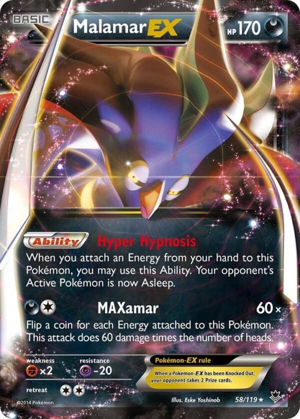Malamar EX 58/119 Holofoil XY – Phantom Forces