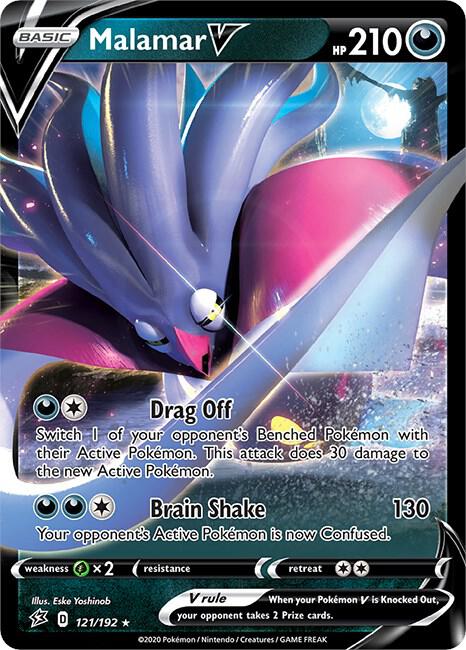 Malamar V 121/192 Holofoil SWSH02: Rebel Clash