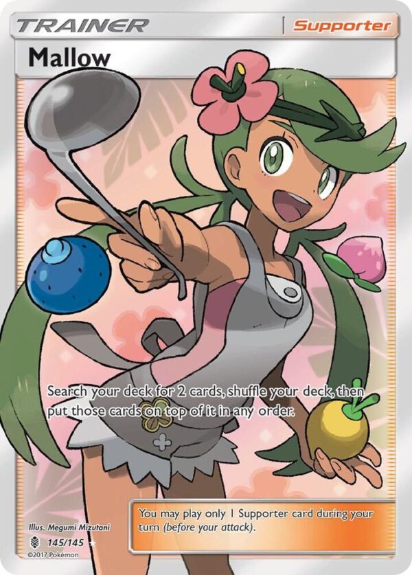 Mallow (Full Art) 145/145 Holofoil SM – Guardians Rising