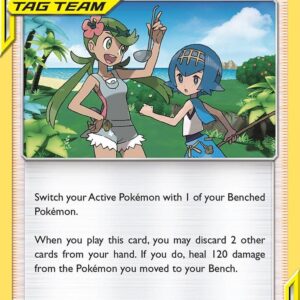 Mallow & Lana 198/236 Reverse Holofoil SM – Cosmic Eclipse