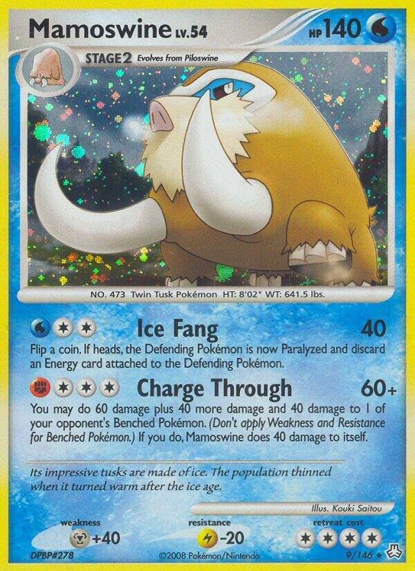 Mamoswine 9/146 Holofoil Legends Awakened Mamoswine 9/146 Holofoil Legends Awakened