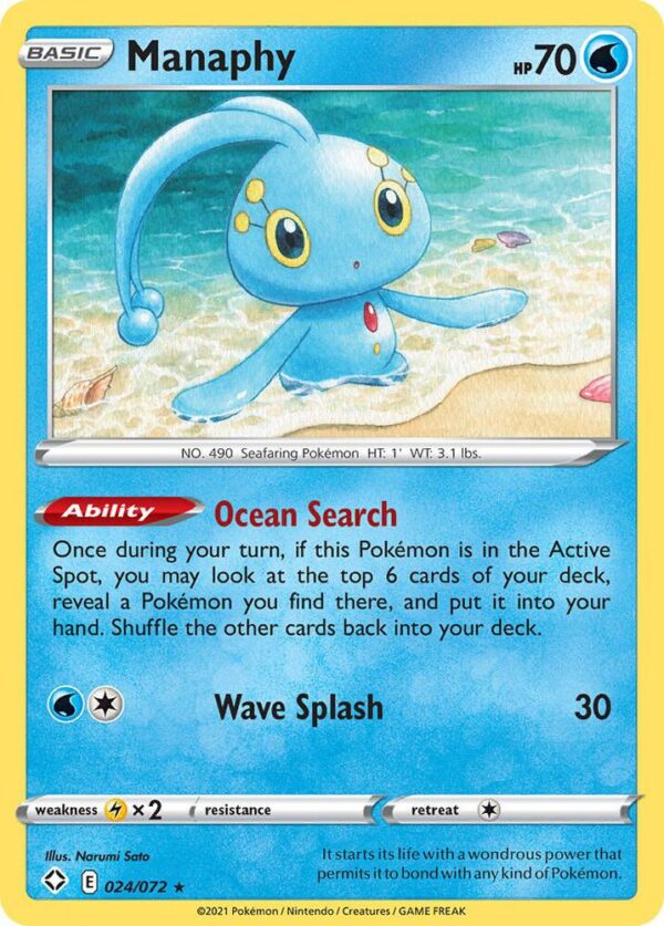 Manaphy 024/072 Normal Shining Fates
