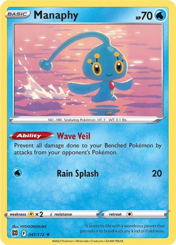 Manaphy 041/172 Normal SWSH09: Brilliant Stars