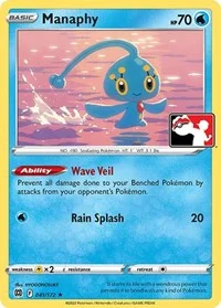 Manaphy | 041/172 | Holofoil | Prize Pack Series Cards