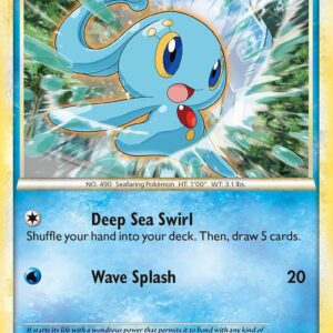 Manaphy 3/95 Reverse Holofoil Unleashed Manaphy 3/95 Reverse Holofoil Unleashed
