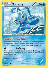 Manaphy | 34/135 | Reverse Holofoil | Plasma Storm