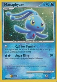 Manaphy | 4/12 | Holofoil | DP Trainer Kit: Manaphy & Lucario Manaphy | 4/12 | Holofoil | DP Trainer Kit: Manaphy & Lucario