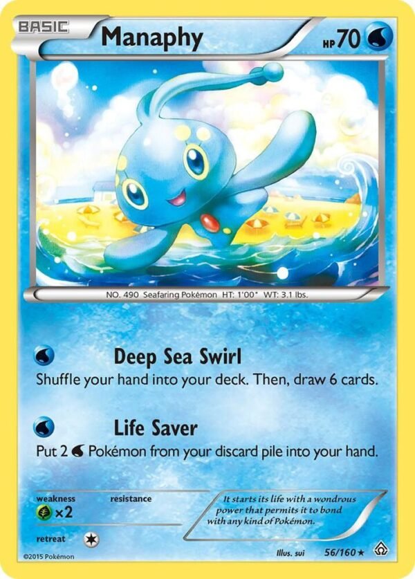 Manaphy 56/160 Holofoil XY – Primal Clash Manaphy 56/160 Holofoil XY – Primal Clash