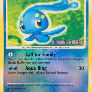 Manaphy 9/130 [Diamond & Pearl] 009/130 Reverse Holofoil Burger King Promos