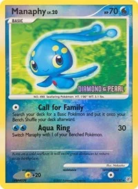 Manaphy | 9/130 [Diamond & Pearl] | 009/130 | Reverse Holofoil | Burger King Promos