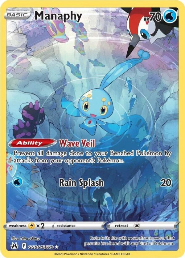 Manaphy GG06/GG70 Holofoil Crown Zenith: Galarian Gallery