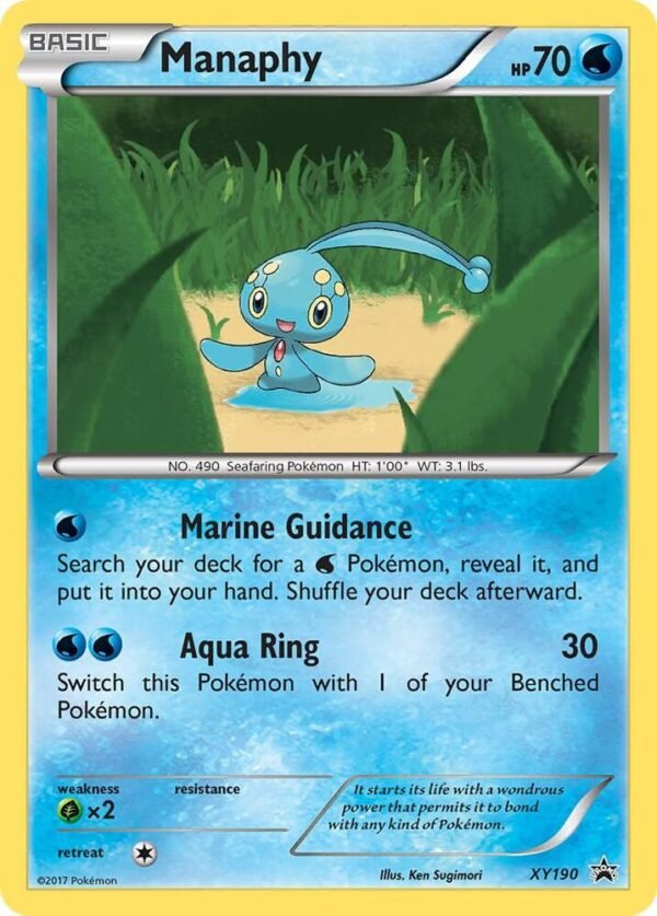 Manaphy XY190 Holofoil XY Promos Manaphy XY190 Holofoil XY Promos