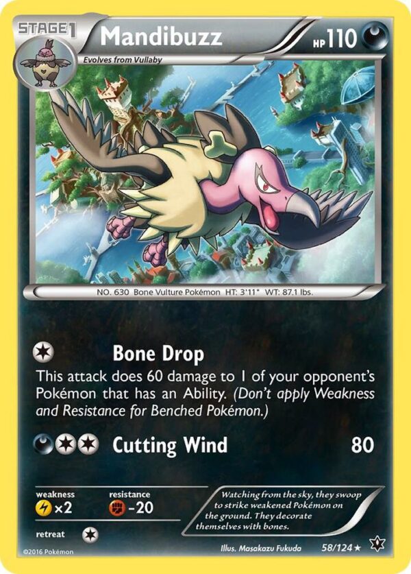 Mandibuzz 58/124 Normal XY – Fates Collide