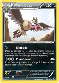 Mandibuzz | 73/114 | Reverse Holofoil | Black and White