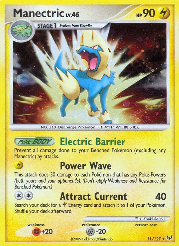 Manectric 11/127 Reverse Holofoil Platinum