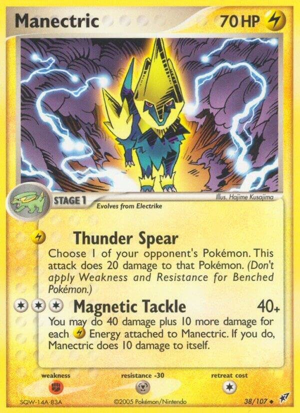 Manectric 38/107 Reverse Holofoil Deoxys