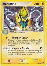 Manectric | 38/107 (Prerelease) | Normal | Nintendo Promos