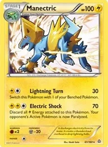Manectric | 61/160 (XY Primal Clash) | 061/160 | Normal | Deck Exclusives