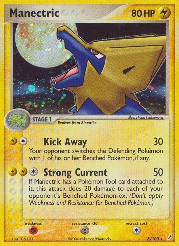 Manectric 8/100 Holofoil Crystal Guardians Manectric 8/100 Holofoil Crystal Guardians