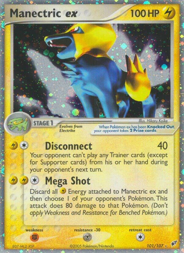 Manectric ex 101/107 Holofoil Deoxys
