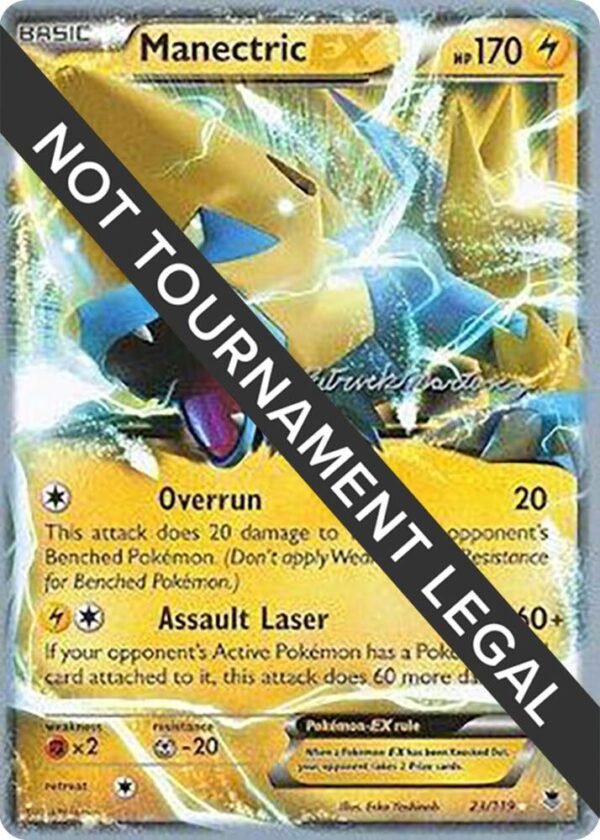 Manectric EX 2015 (Patrick Martinez) 23/119 Normal World Championship Decks Manectric EX 2015 (Patrick Martinez) 23/119 Normal World Championship Decks