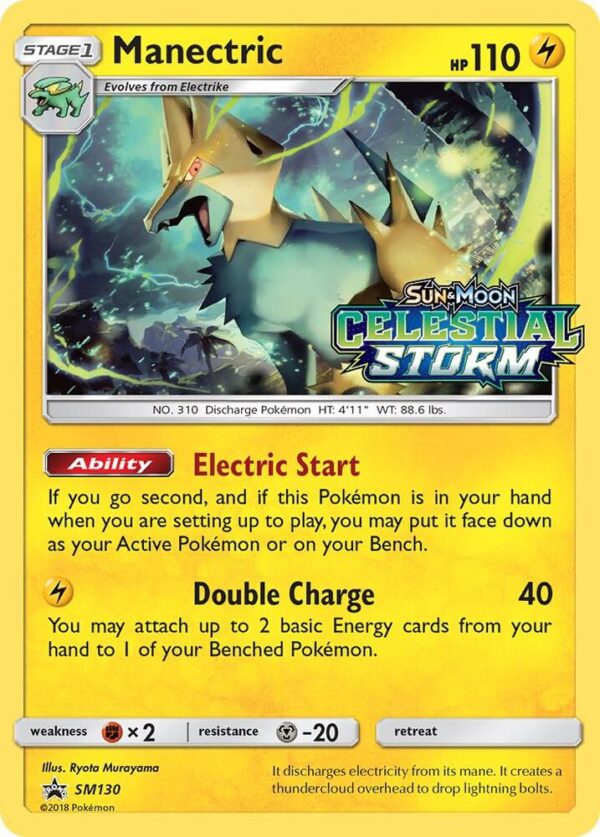Manectric SM130 (Prerelease) Holofoil SM Promos Manectric SM130 (Prerelease) Holofoil SM Promos