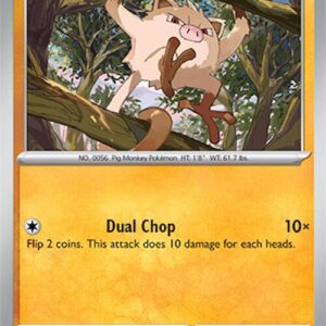 Mankey 098/191 Reverse Holofoil SV08: Surging Sparks
