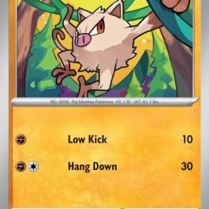 Mankey 106/193 (Cosmos Holo) Holofoil Miscellaneous Cards & Products Mankey 106/193 (Cosmos Holo) Holofoil Miscellaneous Cards & Products
