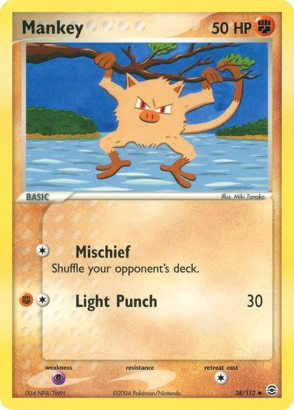 Mankey 38/112 Normal FireRed & LeafGreen