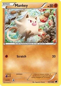 Mankey | 59/116 | Reverse Holofoil | Plasma Freeze