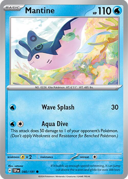 Mantine 040/191 Normal SV08: Surging Sparks Mantine 040/191 Normal SV08: Surging Sparks
