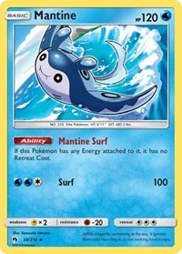 Mantine | 58/214 | Normal | SM - Lost Thunder Mantine | 58/214 | Normal | SM - Lost Thunder
