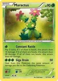 Maractus (12) | 12/114 | Reverse Holofoil | Black and White
