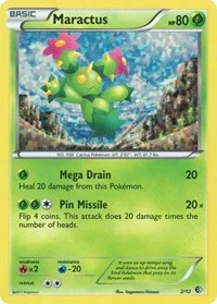 Maractus | 2/12 | 002/012 | Holofoil | McDonald's Promos 2011
