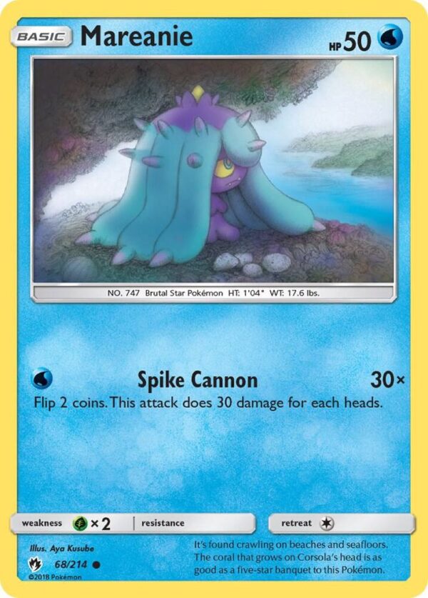 Mareanie (68) 68/214 Normal SM – Lost Thunder