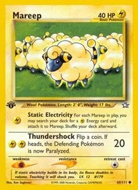 Mareep | 065/111 | 1st Edition | Neo Genesis